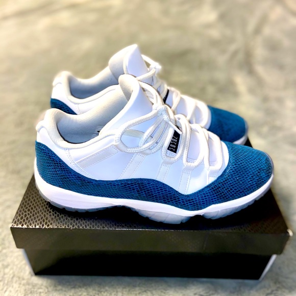 Other - Air Jordan 11 Retro Low ‘Navy Snakeskin’